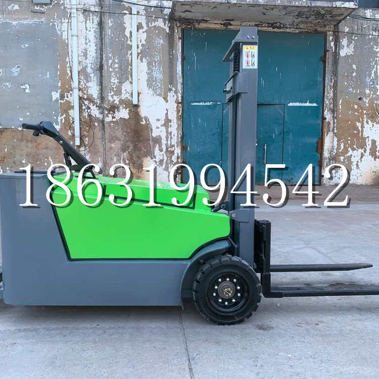 友谊县小型电动叉车1吨2吨步行站驾式电瓶堆高充电装卸车液压升降车铲车